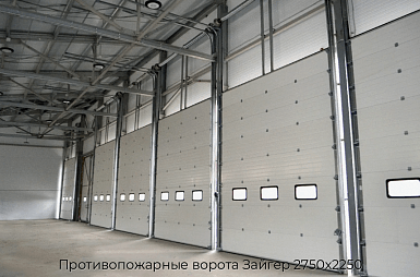 Противопожарные ворота Зайгер 2750х2250