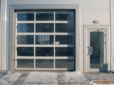 Панорамные ворота с АЛП Alutech AluTherm 4625х6500 мм