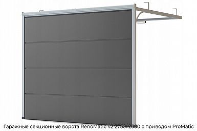 Гаражные секционные ворота RenoMatic 42 2750х2500 с приводом ProMatic