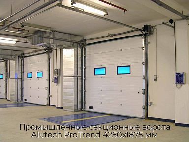 Промышленные секционные ворота Alutech ProTrend 4250х1875 мм