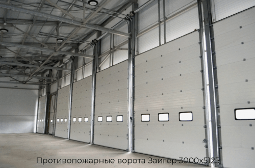 Противопожарные ворота Зайгер 3000х5125 1