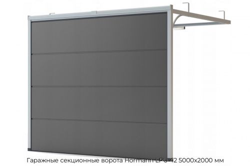 Гаражные секционные ворота Hormann LPU 42 5000х2000 мм 1